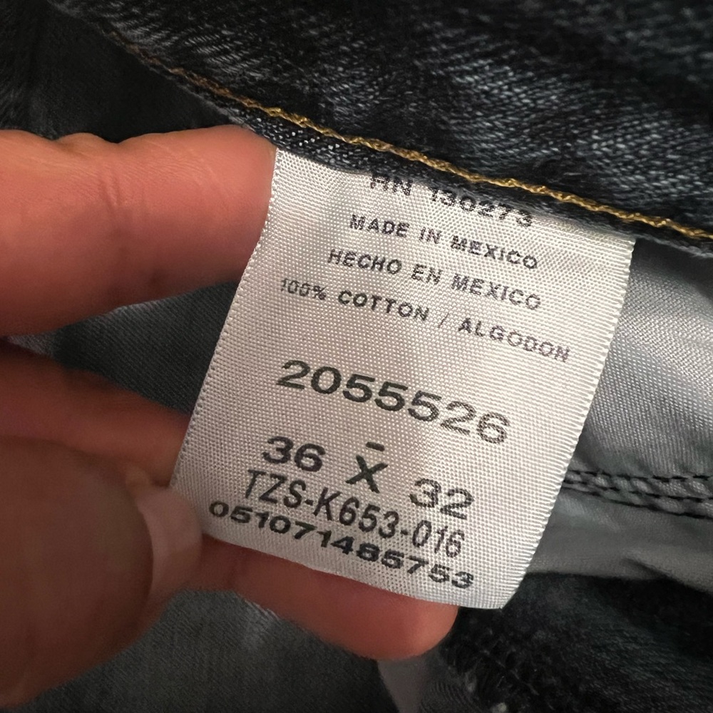 Lee Mens Jeans Size 36/32 Blue Denim Cotton Straight Leg In Perfect Uses Cond - Picture 4 of 8